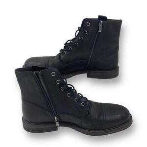 Clarks Black Leather Men's Boots